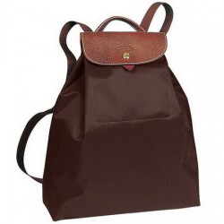 Longchamp Backpack Le Pliage Chocolate
