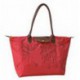 Haftowane torby Longchamp Coral Czerwony