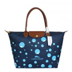 Longchamp Bańka Torby Niebieski