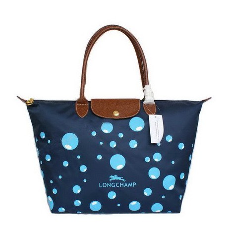 Longchamp Bańka Torby Niebieski