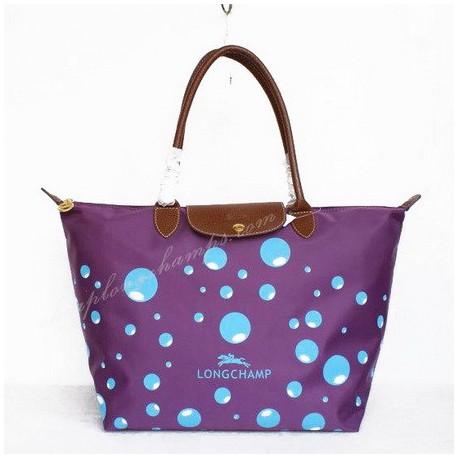 Torby Bańka Longchamp Fioletowy