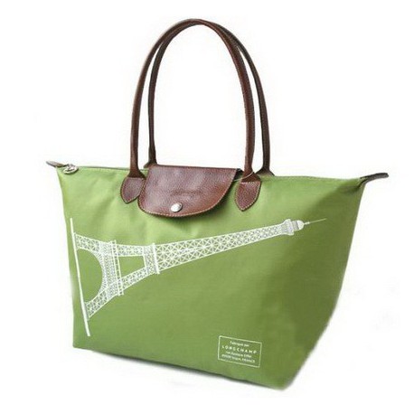 Torby Longchamp Wieża Eiffla Zielony