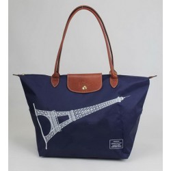 Longchamp Wieża Eiffla Torby Indigo