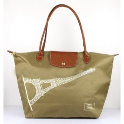 Longchamp Wieża Eiffla Torby Khaki