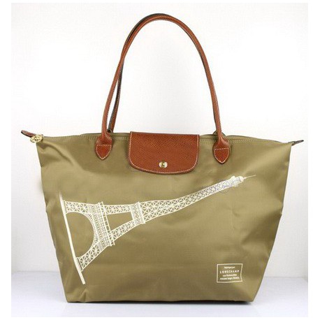 Longchamp Wieża Eiffla Torby Khaki