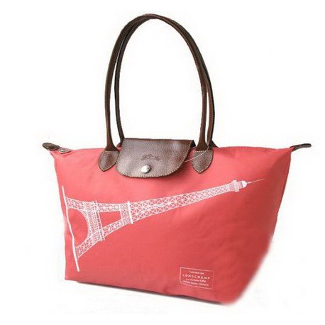 Longchamp Eiffel Tower Handbags Red