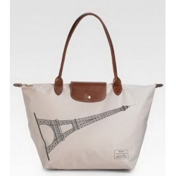 Sac Longchamp Tour Eiffel Blanc
