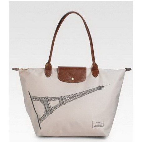 Sac Longchamp Tour Eiffel Blanc