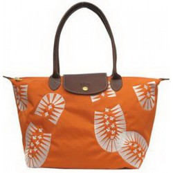 Stolní tašky Longchamp vytisknout oranžová