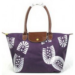 Sacs Longchamp Empreinte de pas Violet