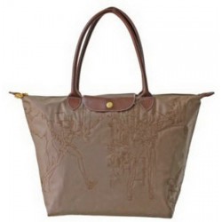 Torby haftowane Longchamp Kawa