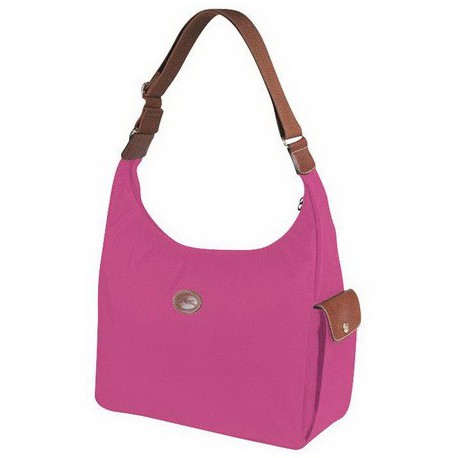 Longchamp Le Pliage Hobo Torby Fuchsia