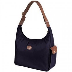 Longchamp Le Pliage Hobo Torby Granatowe