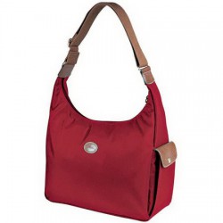 Longchamp Le Pliage Torby Hobo Czerwone