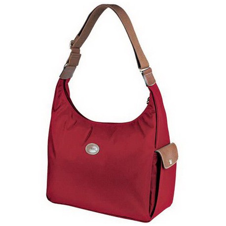 Longchamp Le Pliage Torby Hobo Czerwone