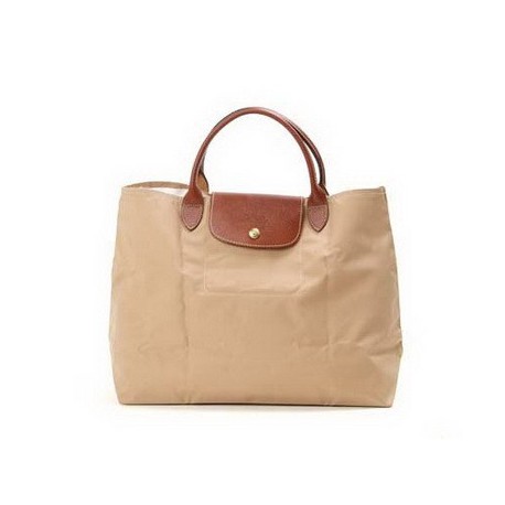 Longchamp Le Pliage Tragetaschen Beige Moye Auslauf Verkauf