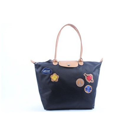 Longchamp Le Pliage Love Bags Midiumblue