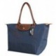 Sacs Longchamp Brodés Bleu Foncé