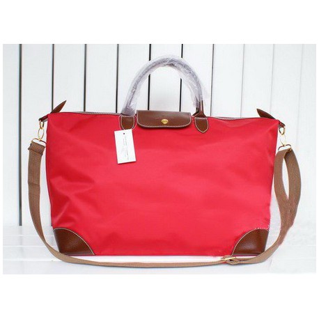 Torby podróżne Longchamp Le Pliage Czerwony