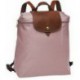 Longchamp Le Pliage Reißverschluss-Rucksack Rosa