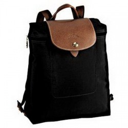 Longchamp Le Pliage Sac à dos à fermeture éclair Noir