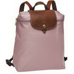 Plecak zapinany na zamek Longchamp Le Pliage Różowy