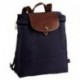 Plecak zapinany na zamek Longchamp Le Pliage Marynarka wojenna