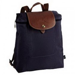 Plecak zapinany na zamek Longchamp Le Pliage Marynarka wojenna