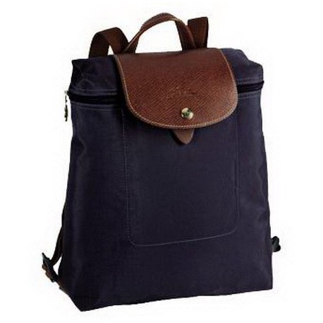 Plecak zapinany na zamek Longchamp Le Pliage Marynarka wojenna