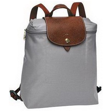 Plecak zapinany na zamek Longchamp Le Pliage Szary