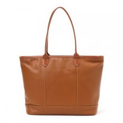 Skórzane torby na ramię Longchamp Cognac