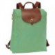 Plecak zapinany na zamek Longchamp Le Pliage Palm Zielony