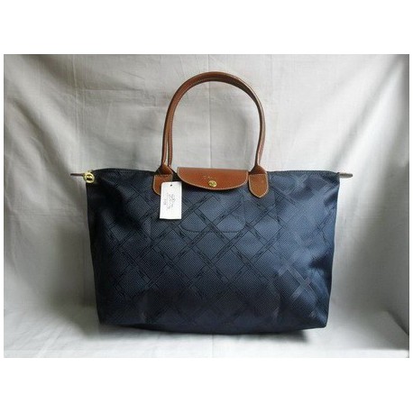 Torby Longchamp Żakard Royal Niebieski