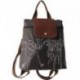 Longchamp Embroidered Backpack Coffee