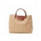 Longchamp Le Pliage Tote Bags Beige moye Outlet Sale