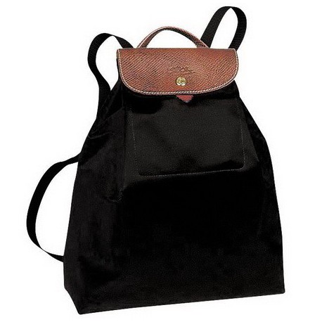Batohy Longchamp Le Pliage černé
